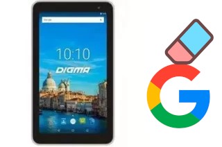 How to delete the Google account in Digma Optima 7017N 3G