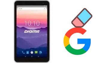 How to delete the Google account in Digma Optima 7018N 4G