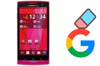 How to delete the Google account in DoCoMo F-05D