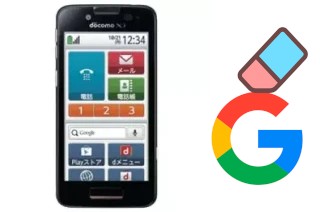 How to delete the Google account in DoCoMo F-09E