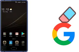 How to delete the Google account in Doogee Mix Lite