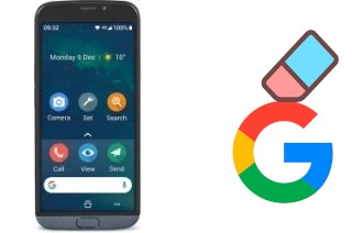 How to delete the Google account in Doro 8050 Plus