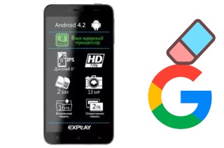 How to delete the Google account in Explay Diamond