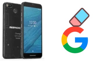 How to delete the Google account in Fairphone 3