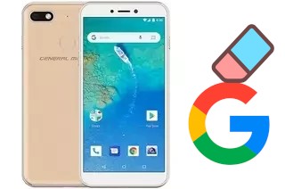 How to delete the Google account in General Mobile GM 8 Go