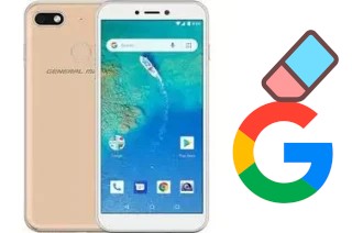 How to delete the Google account in General Mobile GM 9 Go