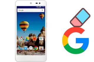 How to delete the Google account in General Mobile GM 5 d