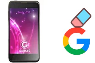 How to delete the Google account in Gigabyte GSmart Simba SX1