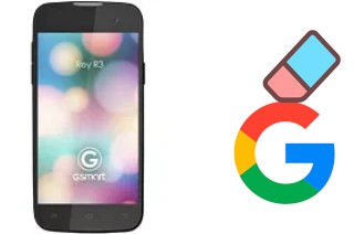 How to delete the Google account in Gigabyte GSmart Rey R3