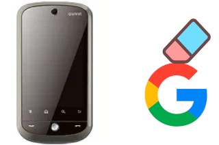 How to delete the Google account in Gigabyte GSmart G1310