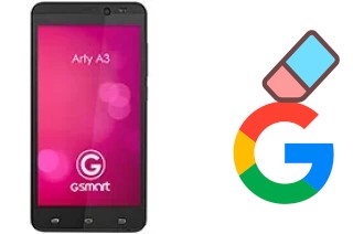 How to delete the Google account in Gigabyte GSmart Arty A3