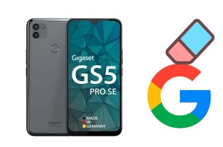 How to delete the Google account in Gigaset GS5 PRO SE