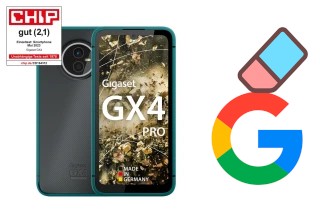 How to delete the Google account in Gigaset GX4 PRO