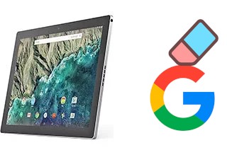 How to delete the Google account in Google Pixel C