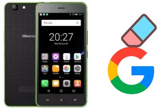 How to delete the Google account in HiSense C30 Lite