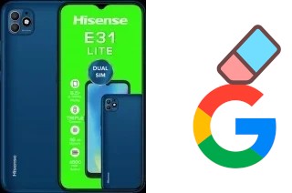 How to delete the Google account in HiSense E31 LITE