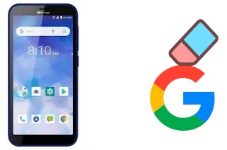 How to delete the Google account in HiSense F16