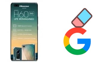 How to delete the Google account in HiSense H60 5G