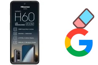 How to delete the Google account in HiSense H60 Zoom