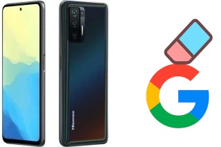 How to delete the Google account in HiSense INFINITY H50S 5G