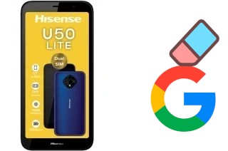 How to delete the Google account in HiSense U50 Lite