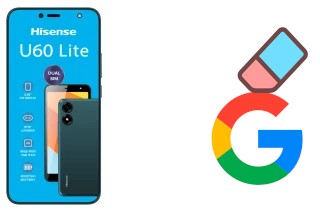 How to delete the Google account in HiSense U60 Lite