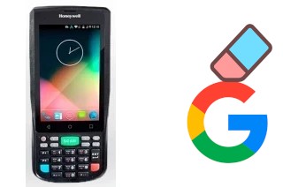 How to delete the Google account in Honeywell Scanpal EDA50K