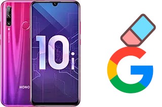 How to delete the Google account in Honor 10i