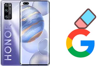 How to delete the Google account in Honor 30 Pro+