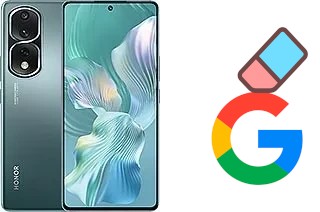 How to delete the Google account in Honor 80 Pro Flat