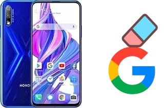 How to delete the Google account in Honor 9X (China)