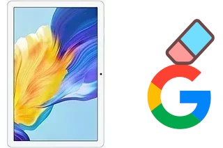 How to delete the Google account in Honor Pad X8 Lite