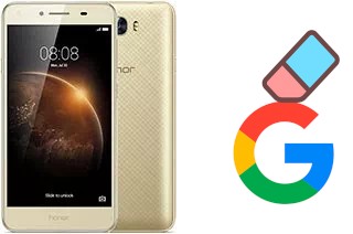 How to delete the Google account in Honor 5A