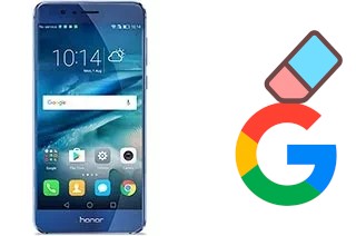 How to delete the Google account in Honor 8