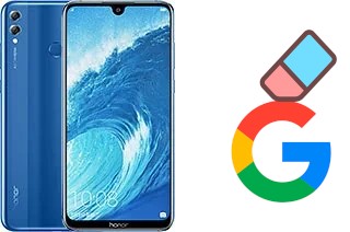 How to delete the Google account in Honor 8X Max