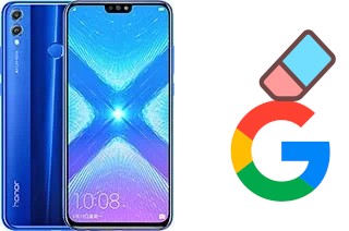 How to delete the Google account in Honor 8X