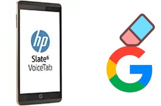 How to delete the Google account in HP Slate6 VoiceTab