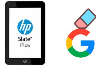 How to delete the Google account in HP Slate7 Plus