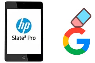 How to delete the Google account in HP Slate8 Pro