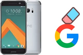 How to delete the Google account in HTC 10