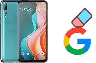 How to delete the Google account in HTC Desire 19s