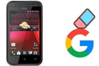 How to delete the Google account in HTC Desire 200