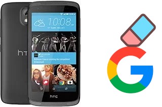 How to delete the Google account in HTC Desire 526