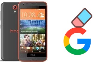 How to delete the Google account in HTC Desire 620G