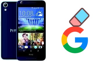 How to delete the Google account in HTC Desire 626G+