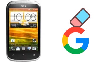 How to delete the Google account in HTC Desire C