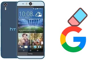 How to delete the Google account in HTC Desire Eye