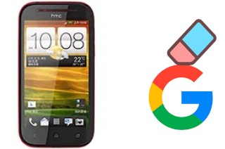 How to delete the Google account in HTC Desire P