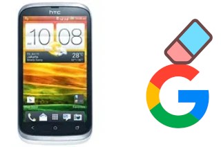 How to delete the Google account in HTC Desire V