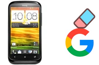 How to delete the Google account in HTC Desire X